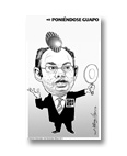 Poniéndose guapo